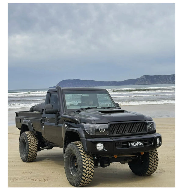 5" 76/78/79 Series LandCruiser Stainless Steel Snorkel Kit