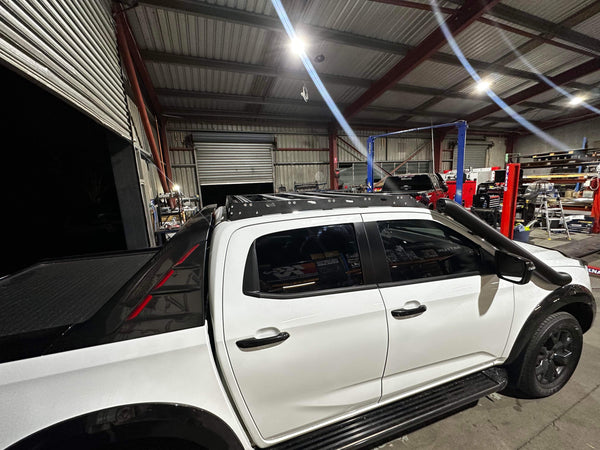 2021+ DMAX Dual Cab Slim Line Roof Rack