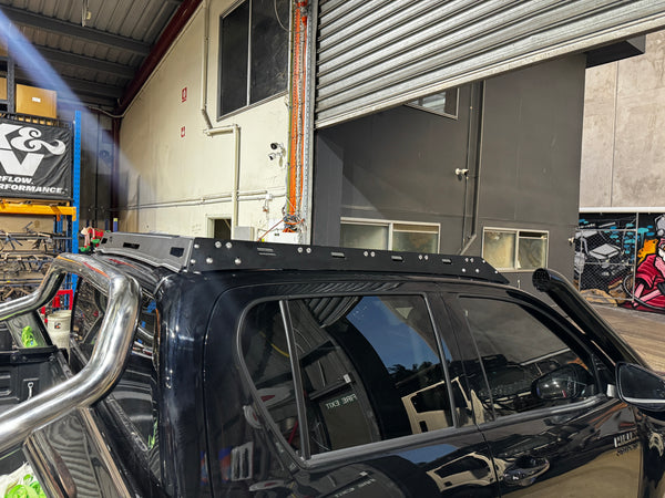 N80 Hilux Dual Cab Slim Line Roof Rack