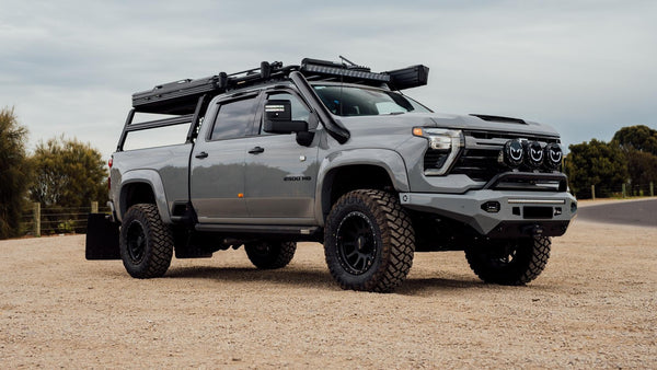 Chevrolet Silverado 2500 (2019-2024)  5" Stainless Steel Snorkel and Airbox Kit