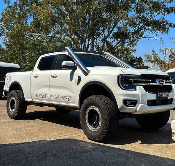 2022+ NextGen Raptor 5” Twin Stainless Steel Snorkel Kit