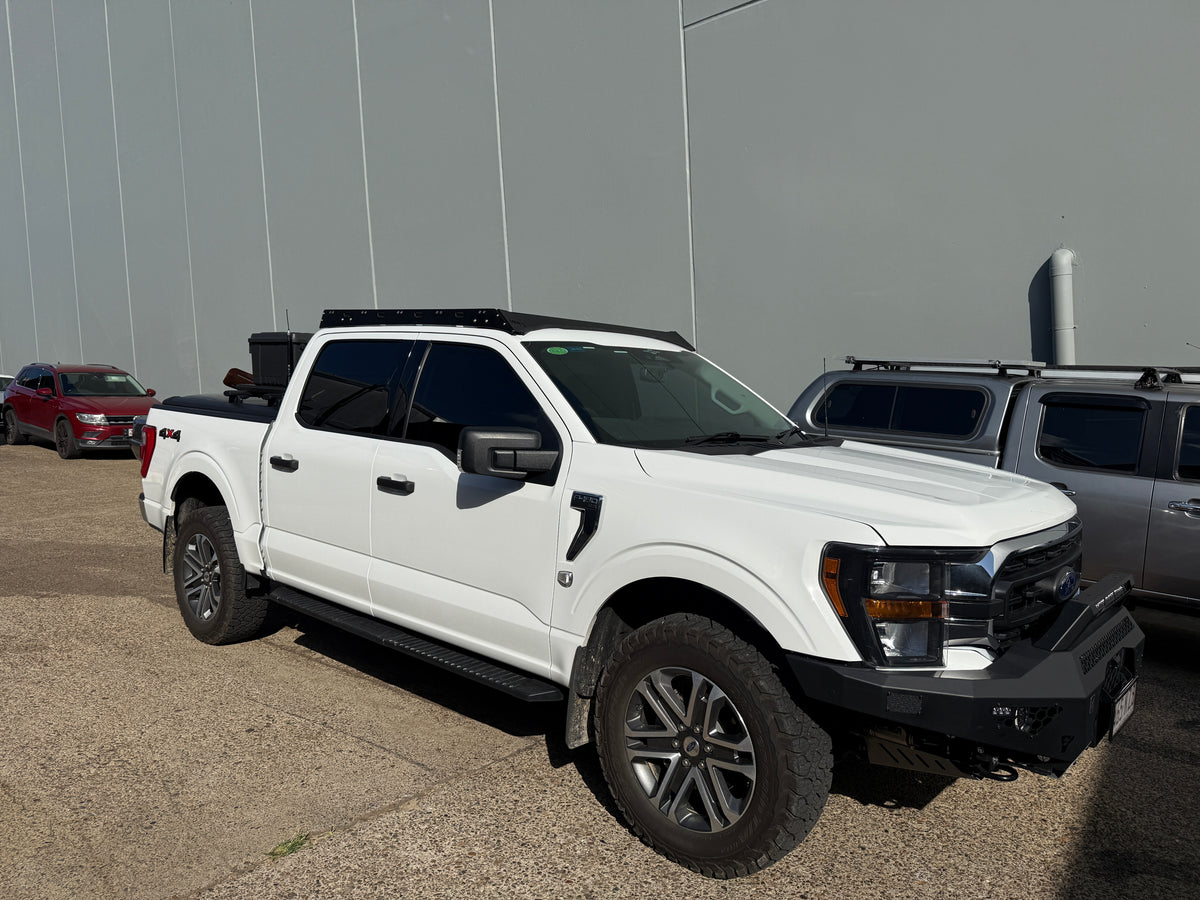 Ford F-150 14TH GEN Dual Cab Slim Line Roof Rack – Meredith Metalworks