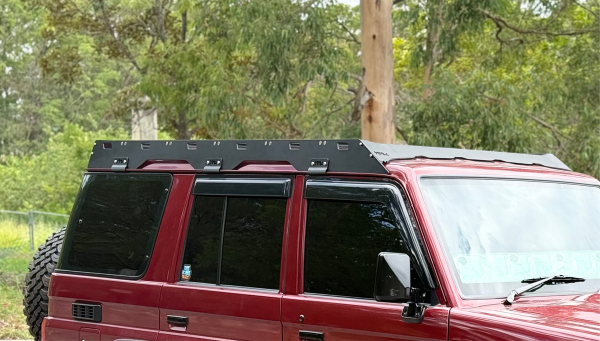 Meredith Rack 76 Series Landcruiser MMW Slim Line Roof Rack – Meredith Metalworks