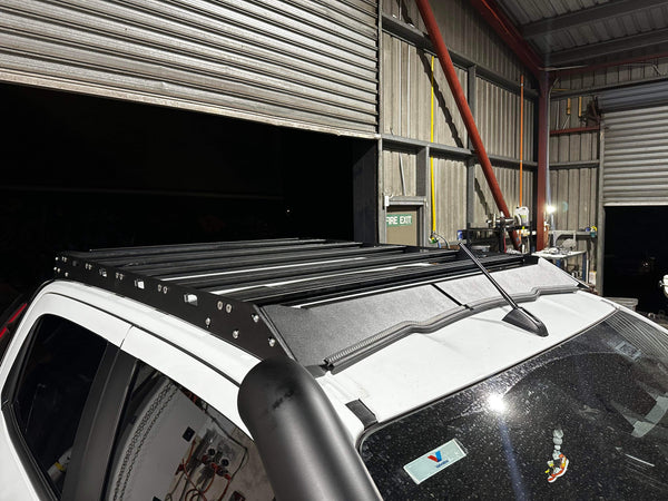 2021+ DMAX Dual Cab Slim Line Roof Rack