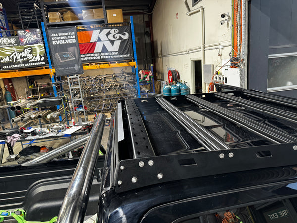 N80 Hilux Dual Cab Slim Line Roof Rack