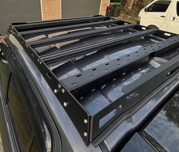 N80 Hilux Dual Cab Slim Line Roof Rack