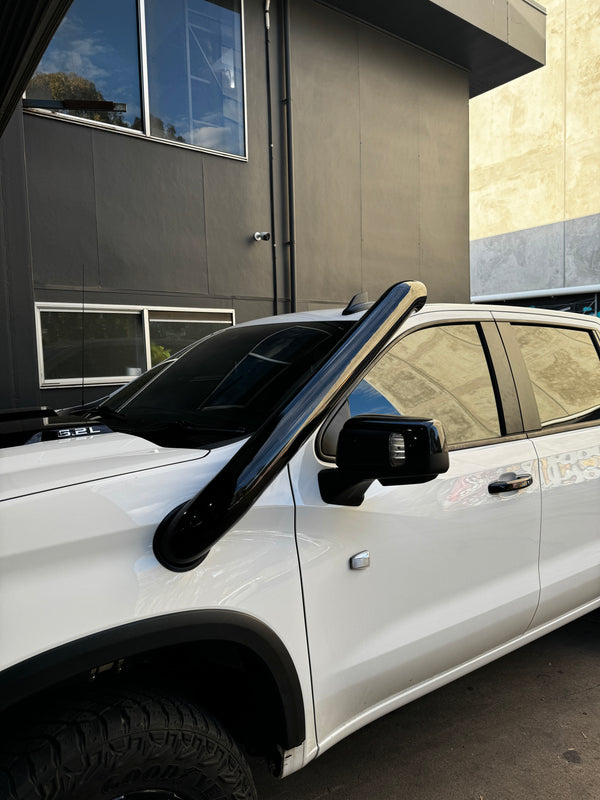 Chevrolet Silverado 1500 (2018-2024)  5" Stainless Steel Snorkel and Airbox Kit