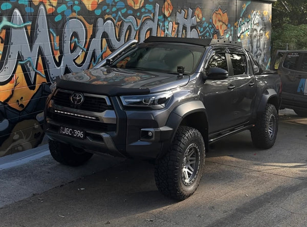 N80 Hilux Dual Cab Slim Line Roof Rack