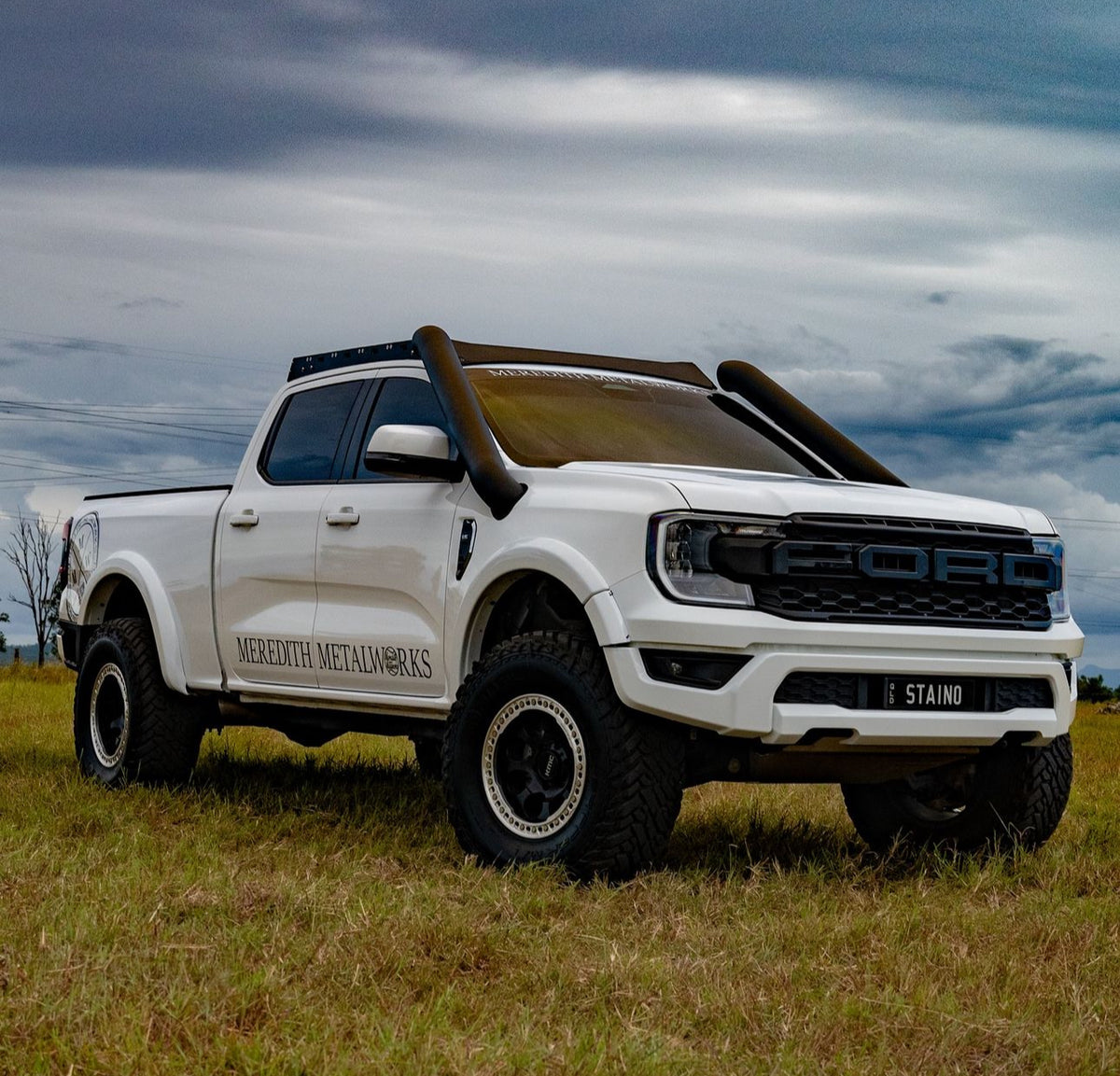 2022+ NextGen Raptor 5” Twin Stainless Steel Snorkel Kit – Meredith ...