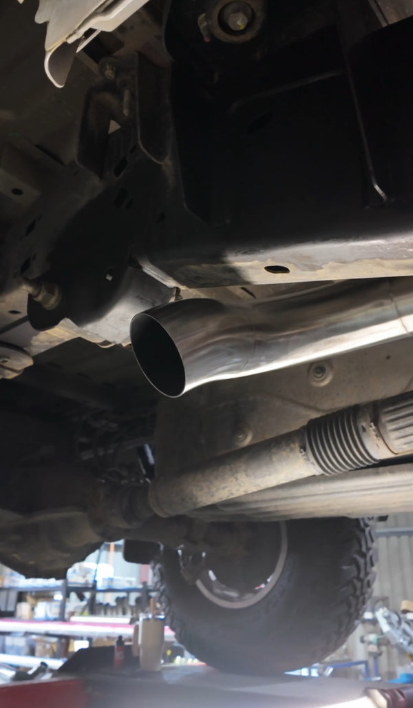 Ford F-150 (2023MY) Stainless Steel Exhaust Kit 4” Side Exit