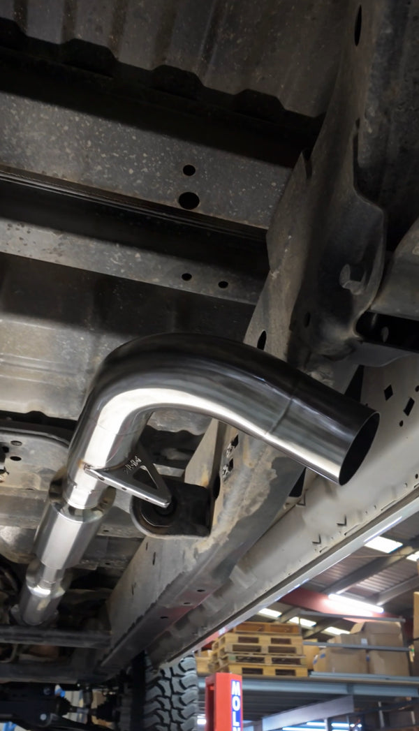 Ford F-150 (2023MY) Stainless Steel Exhaust Kit 4” Side Exit