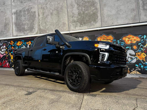 Chevrolet Silverado 2500 (2019-2024)  5" Stainless Steel Snorkel and Airbox Kit