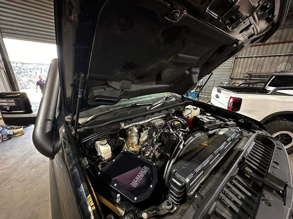 Chevrolet Silverado 2500 (2019-2024)  5" Stainless Steel Snorkel and Airbox Kit