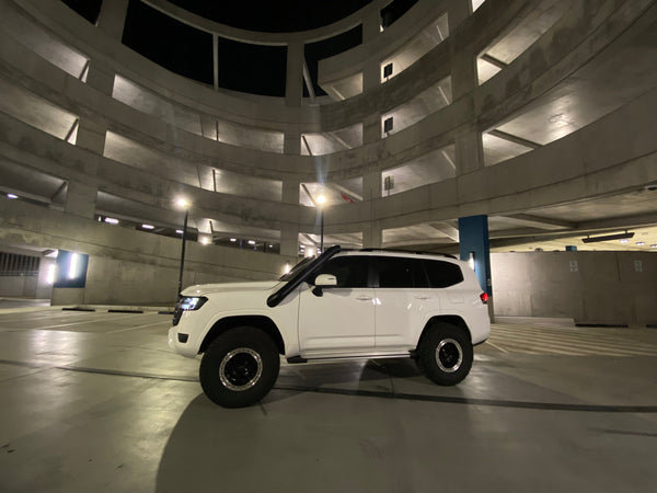 Twin 5" 300 Series LandCruiser Stainless Steel Snorkel Kit