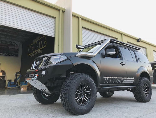 TWIN Pathfinder (2013+) 4" Stainless Steel Snorkel Kit