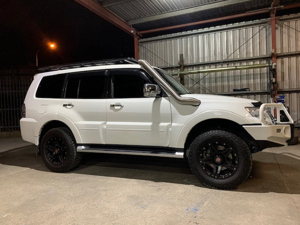 Pajero V80 Stainless Steel Snorkel NS, NT, NW, NX & NX Final Edition
