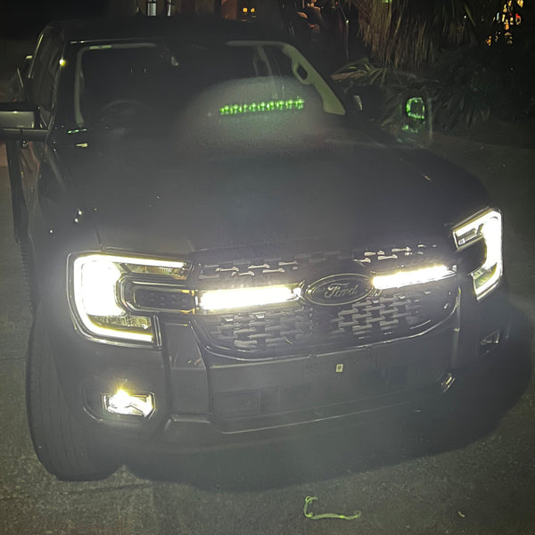 LIGHT BAR MOUNT NEW GEN RANGER - BEHIND GRILL