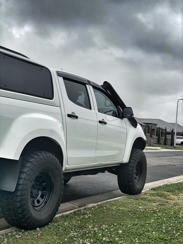 MU-X (2013- 2020 Pre Facelift) 4" Stainless Steel Snorkel Kit