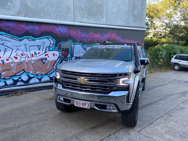 Chevrolet Silverado 1500 (2018-2024)  5" Stainless Steel Snorkel and Airbox Kit