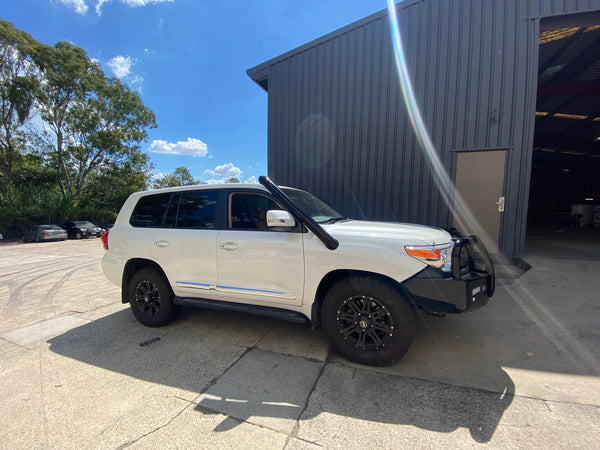 200 Series LandCruiser (2007+) 4" Stainless Steel Snorkel Kit