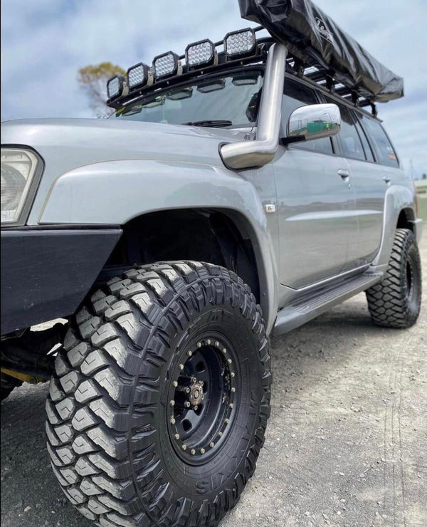 TWIN GU Patrol (Y61) 4" Stainless Steel Snorkel Kit